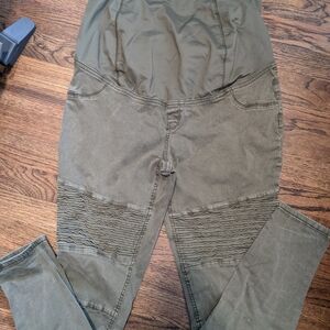 Isabel Maternity by Ingrid & Isabel Dark Olive Pants